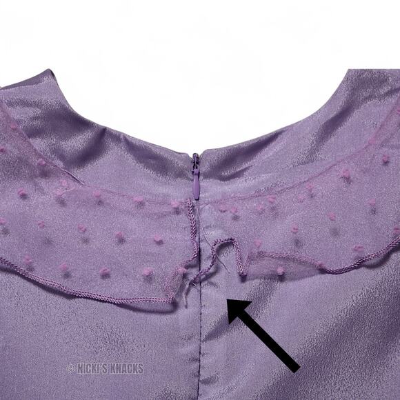 Disney Sofia The First Purple Dress Costume Dress-Up Play Size 10/12 - Picture 4 of 7